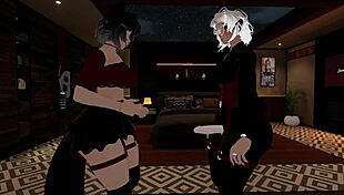 fake police officer enjoys deepthroat from femboy in office