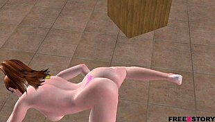 cute teen rubbing pussy doggy style