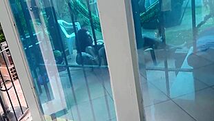 filmed my cuckold neighbor enjoying his wife getting pounded