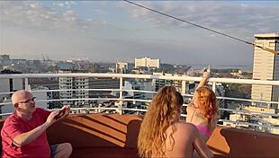 katrina rolls her ass on my rubber cock in first porn scene, amateur assfucking fun