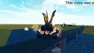 Is Godzilla dominating Mothra in a wild sex battle on Roblox?