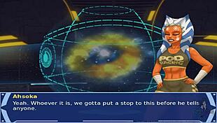 Star wars orange trainer part 27 cosplay with alien girls