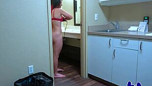 I am a redhead trans babe tugging my dong