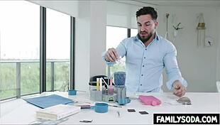 i, the nerdy scientist, fucks my stepsibling in the lab with braces