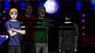 putting big cock in monster's mouth for blowjob in hentai game