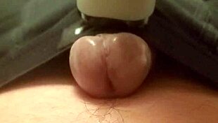 Intense handjob massage makes his cock cum like pouring rain