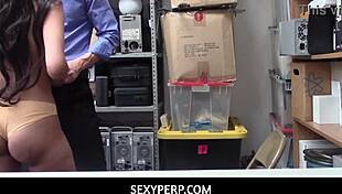 Did sophia leone get banged by mall officer?