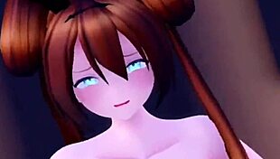 Cowgirl collection featuring various riding positions in anime style.