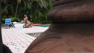 The moment for ebony ass riding arrived with jovan jordan