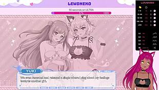 Lewdneko's enticing performance in Lewd Idol Project Vol 3 Part 1