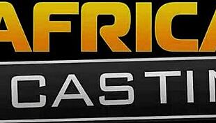 Pretty black model in homemade casting session