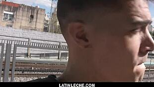 Latinleche - Sexy Latin Cocksucker Gets Fucked By Stranger On Camera