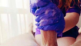 Asmr Masturbation In Gloves Leads To Huge Cum Explosion