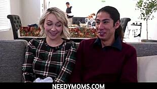 Needymoms family dinner turns wild with step sis Ava Sinclaire