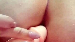 playing with a pen in my ass