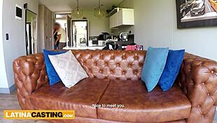 petite redhead latina takes huge cock in 69