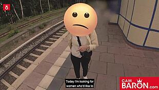 Shy Goth Teen Doreen Deepthroats Cock Outdoors