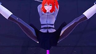 Cowgirl collection featuring various riding positions in anime style.