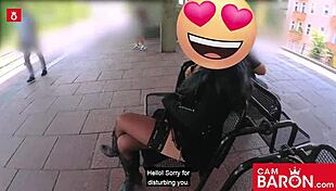 Shy Goth Teen Doreen Deepthroats Cock Outdoors