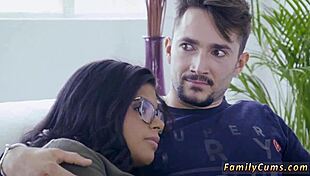 Stepmom licks stepdaughter's pussy in taboo story