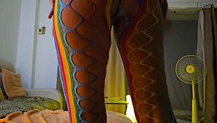 Watch this babe in lingerie getting fucked