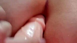 playing with a pen in my ass