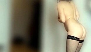 Look and Jerk at My Naked Body in Stockings