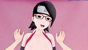 Sarada Uchiha and Naruto Uzumaki share raw, intense sex in Boruto Hentai