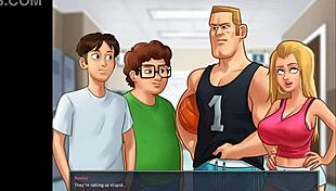 Summertime saga part 01 intense hentai action