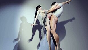 picking flowers in a serene anime garden