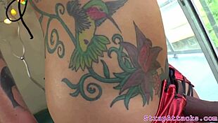 Ebony servant boyfriend from his mistress who is inked mistress takes close up