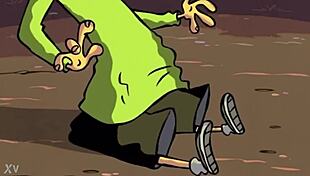 Kevin fucks Nazz hard in this hentai anime scene, he says.