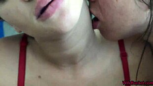 Lucky Husband Shares Wife's Threesome Cumshot with Best Friend