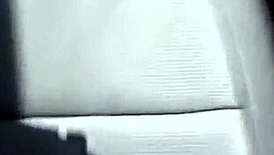 Busty girl next door in heels tugs cock close up outdoors in reality