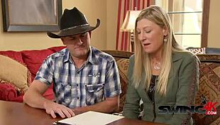 Lucky Guys Bang Hot Brunette Babes In Group