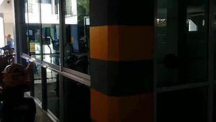 Hey, check these special sport pants for public flashing at the gym!