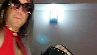 sissy ladyboy feels playful, teasing with big tits and masturbation