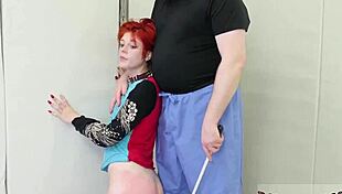 Brunette Teen Binds Small Tits, Masturbates To Cum, Painal Cat!