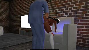 showing the new medic trainee around the cartoon world