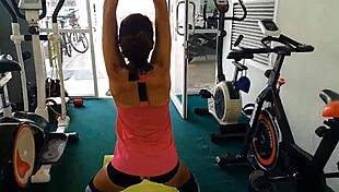 Hey, check these special sport pants for public flashing at the gym!