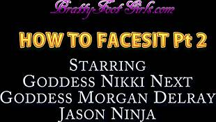 how to facesit in domination scenes with ass and pussy