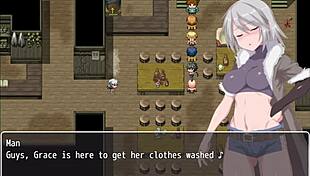 Grace Explores Labyrinth Town In Anime Game