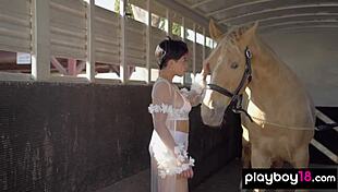 Muse Mia Valentine Undresses To Introduce Her Big Natural Tits In This Latina Softcore Scene