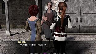 Blonde And Redhead With Big Tits In Knights Tale Part 4.