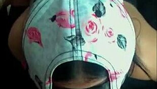 Venezuelan teen gives big cock blowjob to her brother on webcam