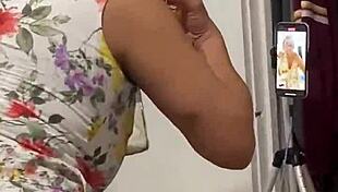 anna maria teases fans with big tits backstage