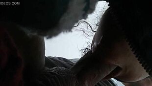 chubby latina gives blowjob to opponent