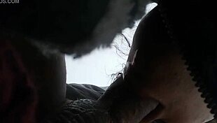 chubby latina gives blowjob to opponent