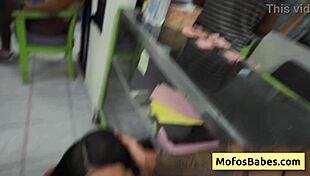 Petite Brunette Teen Enjoys Outdoor Fun With Jason Legend