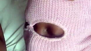 Thick ebony rides big black cock doggy from ex 😍